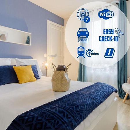 Metro 7 - Gare C - Parking Private- Easy Check-In Appartement Ivry-sur-Seine Buitenkant foto
